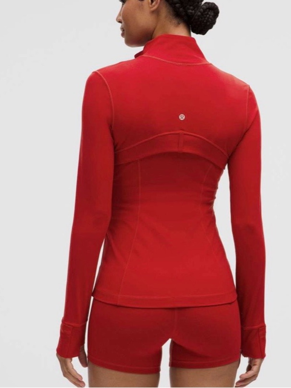 lululemon define jacket nulu  dark red size 12